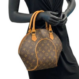 Louis Vuitton Brown Tan Shoulder Bag Monogram Canvas